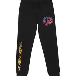 Wear Your Mind Kids Avengers Printed Mid Rise Joggers-picture-12