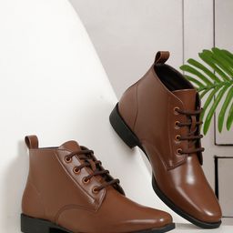 Bruno Manetti Women Mid Top Square Toe Regular Boots-12