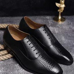 LOUIS STITCH Mens Italian Genuine Leather Formal Oxford Lace Up Shoes-image-69