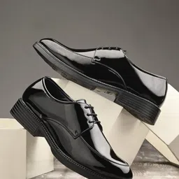 INVICTUS Men Lace Up Formal Derbys-image-40