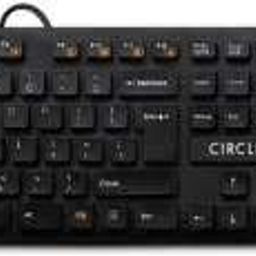 Circle C43 Slim Multimedia Wired Combo with 3 Years Warranty (USB Keyboard and Mouse) image 1