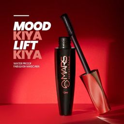 MARS Fabulash Volumising Mascara | Up to 18 Hours Stay | Waterproof with Intense Jet Black Color (12ml) (Black) image 5