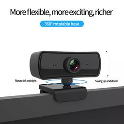 ROCKTECH 2K Webcam with Privacy Cover - Noise Reduction, Plug & Play, Inbuilt Mic - for Video Conferencing, Streaming, and Online Meetings & YouTube Web Camera Compatible with PC, Laptop, Desktop image 4
