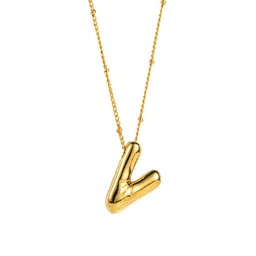AQUASTREET 18K Gold Plated Waterproof Anti Tarnish Balloon V Necklace-image-29