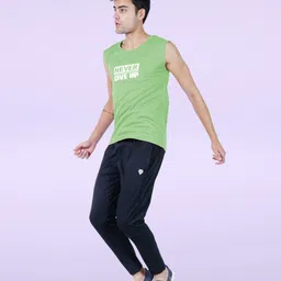 Body Mechanics Men Never Give Up Printed Relaxed-Fit Innerwear Vest - MN-BMS-22-Lemon-S-image-12