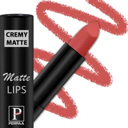 PERPAA Long Lasting & Waterproof Creamy Matte Lipstick With Vitamin E - Velvett Orange 93-12