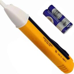 Inditrust Analog Voltage Tester Touchless pen tester 90~1000V AC Electric Voltage Power Detector Sensor Tester LED Light Non-Contact Pen, (1 PIECE) image 1