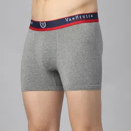 van heusen innerwear Van Heusen Men Solid Jaspe Textured Double Layer Gusset Trunks IHETR1VSLJ70010 image 3