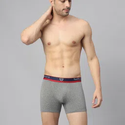 van heusen innerwear Van Heusen Men Solid Jaspe Textured Double Layer Gusset Trunks IHETR1VSLJ70010 image 2