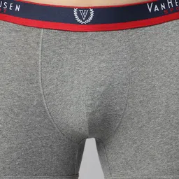 van heusen innerwear Van Heusen Men Solid Jaspe Textured Double Layer Gusset Trunks IHETR1VSLJ70010 image 5
