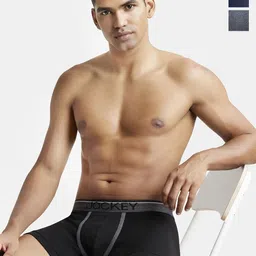 Jockey Pack Of 3 Ribbed Trunks 8009-0305-BNVCM-image-29