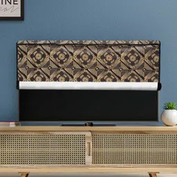 DREAM CARE Transparent & Printed Flap Waterproof LED TV Protector - 55 Inch-49