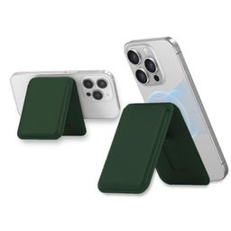 clickcase Magnetic Wallet with Video Stand, Compatible with MagSafe Wallet for iPhone Wallet with Kickstand, Card Holder for iPhone 16/15/14/13/12 Series (Green) image 1