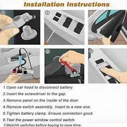 PAANJO Power Window Switch, Front Right for Mahindra Bolero Old/Scorpio Model, 9+3 Pin Socket image 4