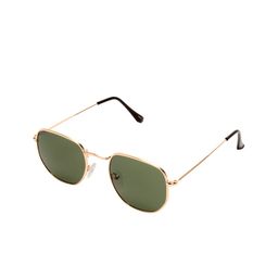 Roadies Unisex Green Lens & Gold-Toned Square Sunglasses with UV Protected Lens RD-203-C1-24