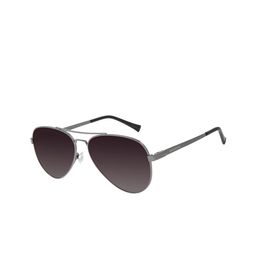 Chilli Beans Unisex Brown Lens & Black Aviator Sunglasses with UV Protected Lens-image-80