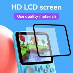 RFV1 Retro Classic Game Box G7 - 3.5 Inch Screen,666 in1 Games -Handheld Mini Video Game Console for Kids with Remote (2 Players) Play on TV - Includes Games Like Contra,Tank,Bomber Man ( Any Color) image 5