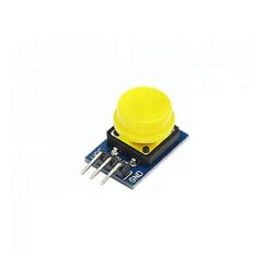 Yellow Electronic Building Blocks Big Key Button Module High Level Output image 1