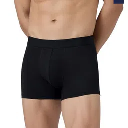 DISPENSER Men Solid 2 Pcs Short Length Breathability Trunks P1-TRUNK-BLACK-NAVY-M-picture-24