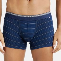 Jockey Striped Ultra Soft Cotton Trunk US68-0105-NAVY-picture-55