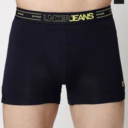 UnderJeans by Spykar Pack Of 2 Mid-Rise Trunks UJNTPTC006NAVYOLIVE-picture-24