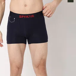 UnderJeans by Spykar Pack Of 2 Trunks UJNTPTC008NAVYOLIVE-12