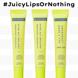Hyphen 3-Pcs Vitamin Infused Peptide Lip Balm - 10g Each - Peach & Vanilla-18