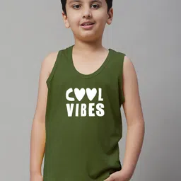 Friskers Boys Bio wash Printed Pure Cotton Basic Vests-15