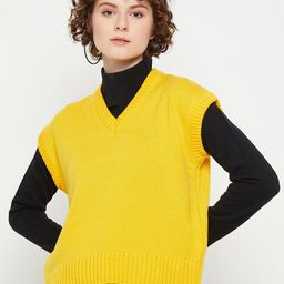 KASMA Ribbed Woollen Sweater Vest-14