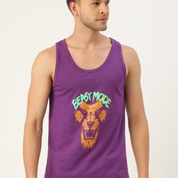 The Roadster Lifestyle Co. Graphic Printed Cotton Basic Innerwear Vest RRGV-5004-VLT-1-image-7