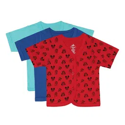 Bodycare Infant Girls Pack of 3 Assorted Cotton Jhablas-image-37