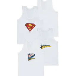 Bodycare Kids Boys Pack Of 4 Printed Cotton Innerwear Vests-image-99