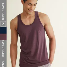 DAMENSCH Pack of 2 Anti-Microbial Basic Innerwear Vests-19