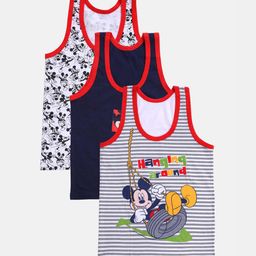 Bodycare Kids Boys Pack Of 3 Assorted Mickey & Friends Innerwear Vests KIA9305-PK001-image-61
