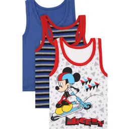 Bodycare Boys Pack of 3 Assorted Mickey CottonBasic InnerwearVests KIA9303A-PK001-ASSORTED-image-128