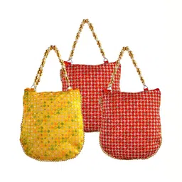 Kuber Industries Pack Of 2 Embellished Handbags-25