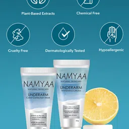 Namyaa Set Of Underarm Whitening Cream & Color Correction Mask 100g image 5