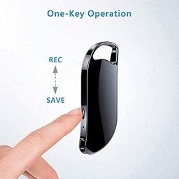 calmora DIMSY Key Chain Voice Recorder with 32GB Inbuilt Memory Digital Voice Recorder Hd 4k Voice Activated Recording Device with Triple Noise Reduction Small Audio Recording Gadget (32gb Keychain) image 2