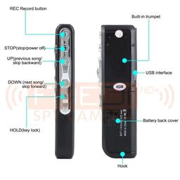 FREDI HD PLUS Mini Digital Voice Recorder with Mini LCD Display Inbuilt 8GB MicroSD Card Supportable Professional Audio Recorder MP3 Player Record image 3
