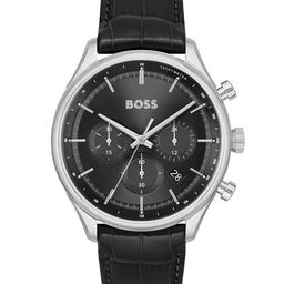 Hugo Boss Men Gregor Dial & Leather Straps Analogue Chronograph Watch 1514049-30