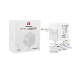 Raspberry Pi 5 Power Supply Official 27W USB-C PD Power Supply for Raspberry Pi 5 Raspberry Pi 5 Power Supply Official 27W USB-C PD Power Supply for Raspberry Pi 5 image 1