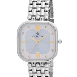 Carlton London Women Dial & Stainless Steel Straps Analogue Watch CLSSCSVR-18