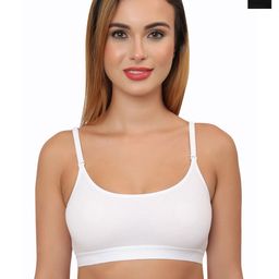 Glamoras Pack Of 2 Full Coverage Non Padded Beginners Bras With All Day Comfort-3
