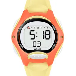 Shocknshop Unisex Kids Dial & Straps Digital Multi Function Watch 330 Yellow-18