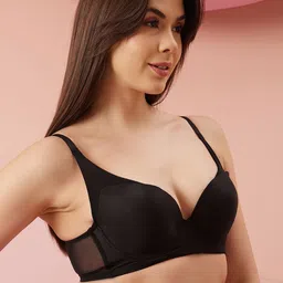 Clovia Half Coverage Underwired Lightly Padded Push-Up Bra With All Day Comfort image 5