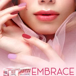 NEUD Set Of 12 Lush Bella Elegant Nail Polish Kit Enriched With Vitamin E -6 ml Each image 3