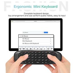 BEEBIRD 3 in 1 Universal Air Mouse Remote with Keyboard - 2.4 Ghz Wireless Connection Air Fly Smart Remote for PC, Smart TV, Android TV Box image 5