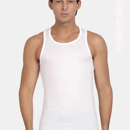Pepe Jeans Pack Of 6 Pure Cotton Sleeveless Innerwear Vests CLV01-02-White6-image-49