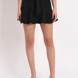 Zastraa Women High Waist Flared A-Line Mini Skirt-picture-46