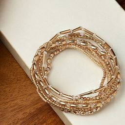 ToniQ Women Gold-Plated Multistrand Bracelet-14